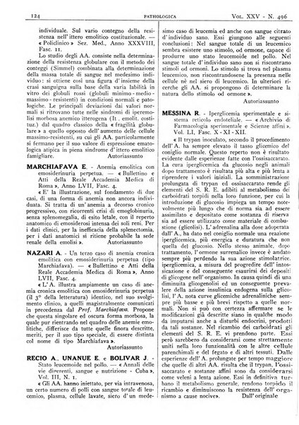 Pathologica rivista quindicinale