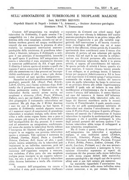 Pathologica rivista quindicinale