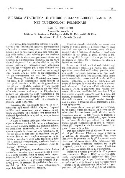 Pathologica rivista quindicinale