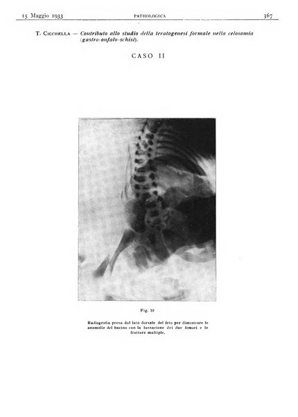 Pathologica rivista quindicinale