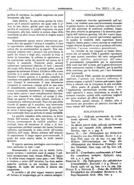 Pathologica rivista quindicinale