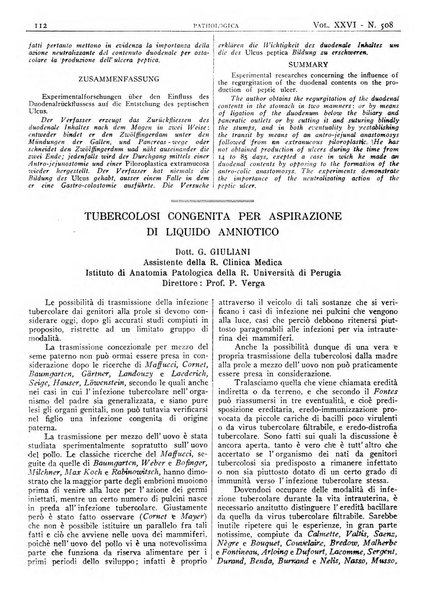 Pathologica rivista quindicinale