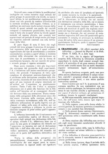 Pathologica rivista quindicinale