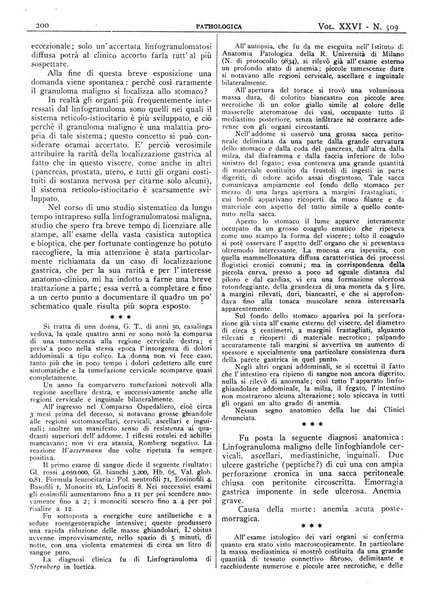 Pathologica rivista quindicinale