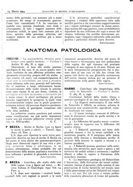 Pathologica rivista quindicinale