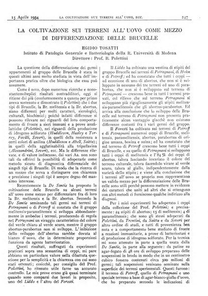 Pathologica rivista quindicinale