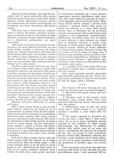 Pathologica rivista quindicinale