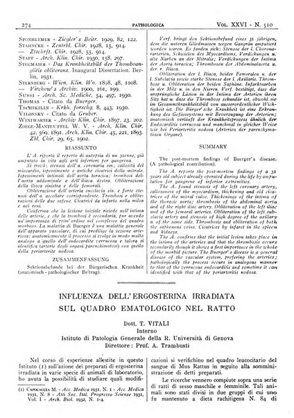 Pathologica rivista quindicinale