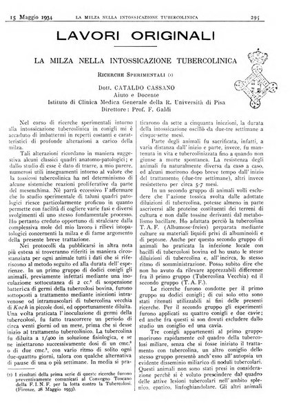 Pathologica rivista quindicinale