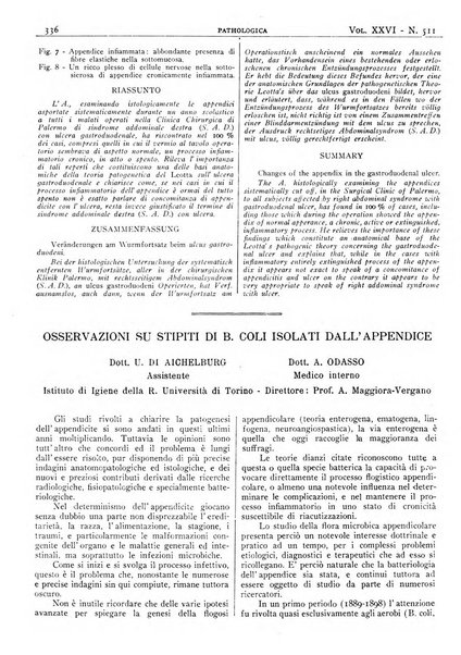 Pathologica rivista quindicinale