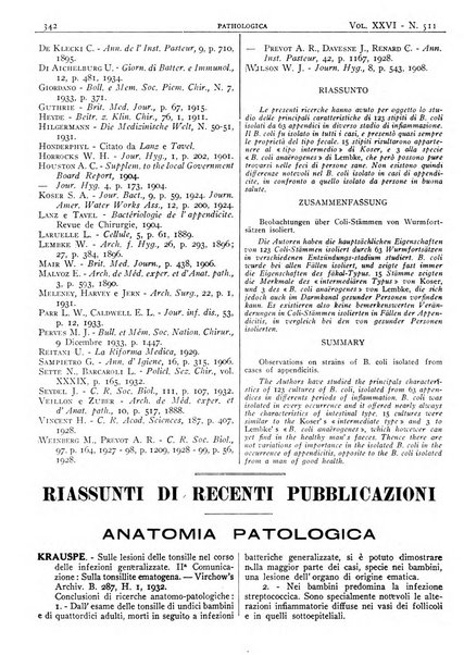 Pathologica rivista quindicinale