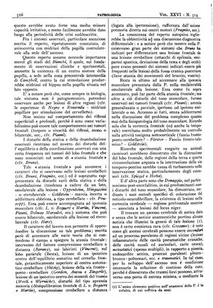 Pathologica rivista quindicinale