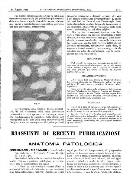 Pathologica rivista quindicinale