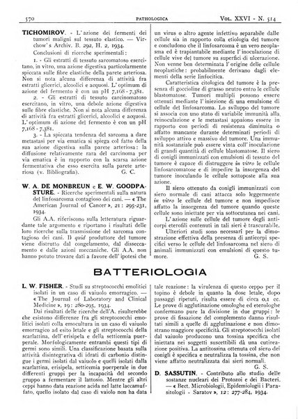 Pathologica rivista quindicinale