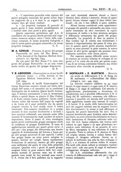 Pathologica rivista quindicinale