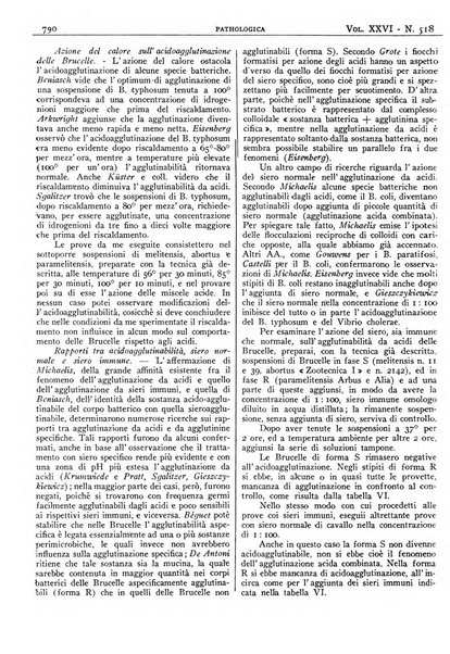 Pathologica rivista quindicinale