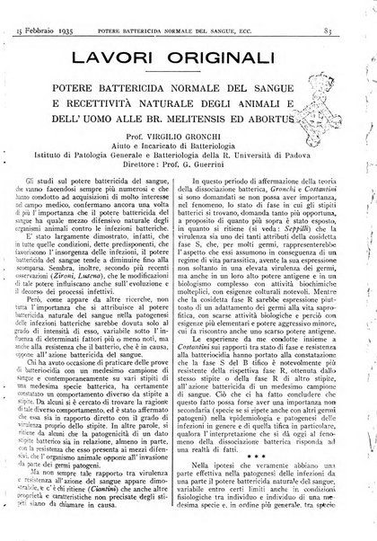 Pathologica rivista quindicinale