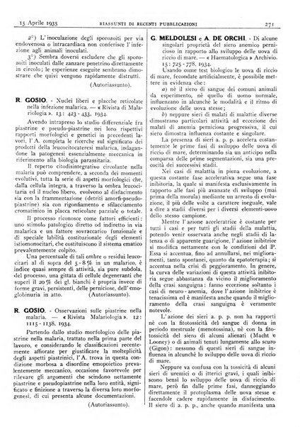 Pathologica rivista quindicinale