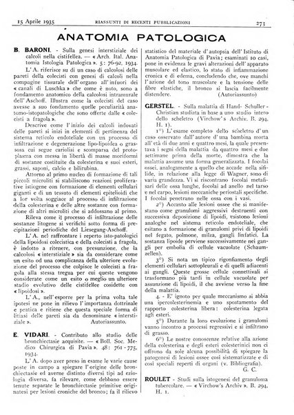 Pathologica rivista quindicinale