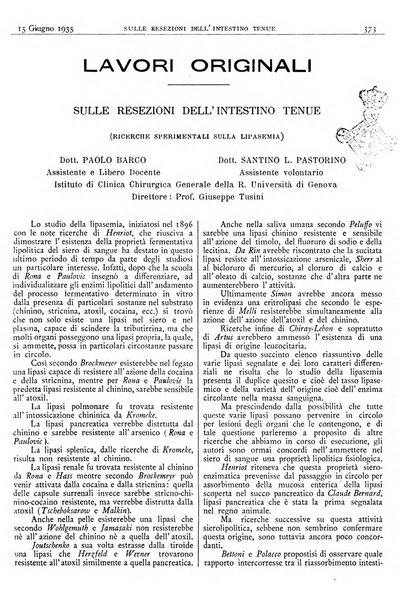 Pathologica rivista quindicinale