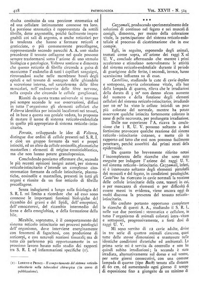 Pathologica rivista quindicinale