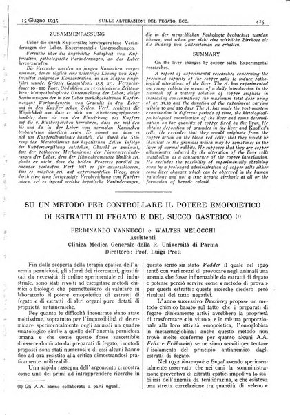 Pathologica rivista quindicinale