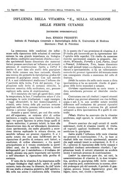 Pathologica rivista quindicinale