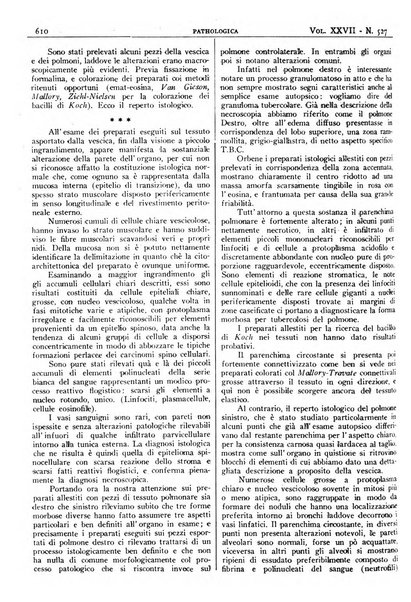 Pathologica rivista quindicinale