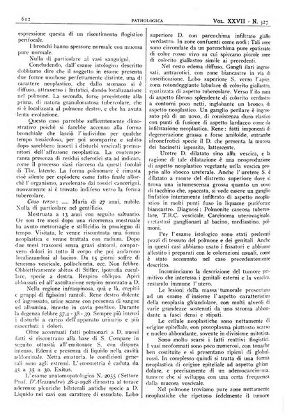 Pathologica rivista quindicinale