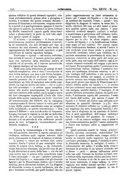 Pathologica rivista quindicinale