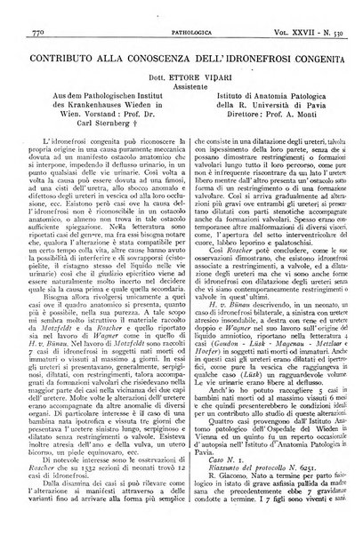 Pathologica rivista quindicinale