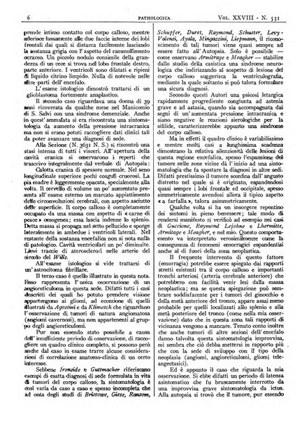 Pathologica rivista quindicinale