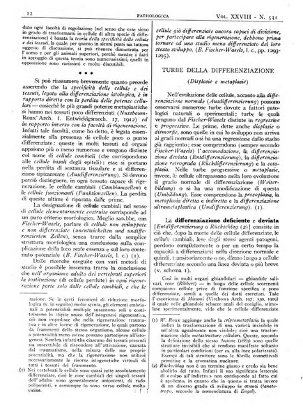 Pathologica rivista quindicinale