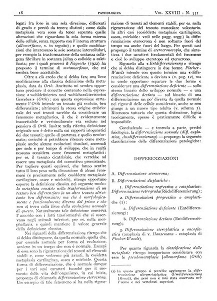 Pathologica rivista quindicinale