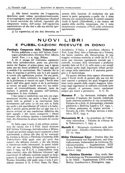 Pathologica rivista quindicinale