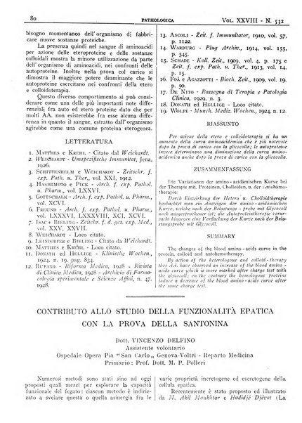 Pathologica rivista quindicinale