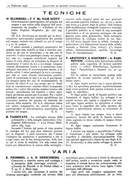 Pathologica rivista quindicinale