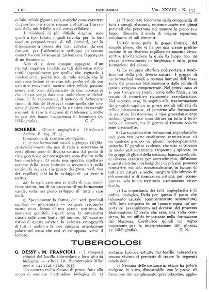 Pathologica rivista quindicinale