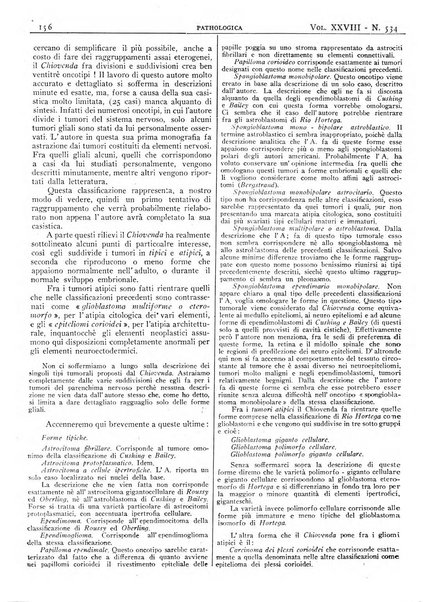 Pathologica rivista quindicinale