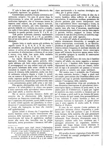 Pathologica rivista quindicinale