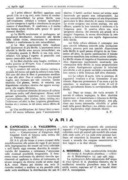 Pathologica rivista quindicinale