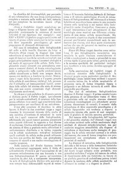 Pathologica rivista quindicinale