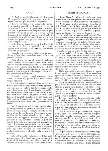 Pathologica rivista quindicinale