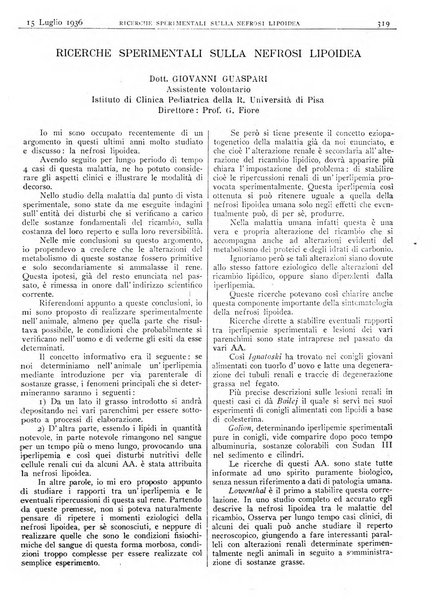 Pathologica rivista quindicinale