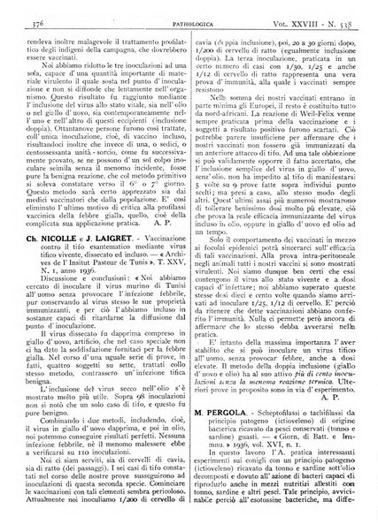 Pathologica rivista quindicinale