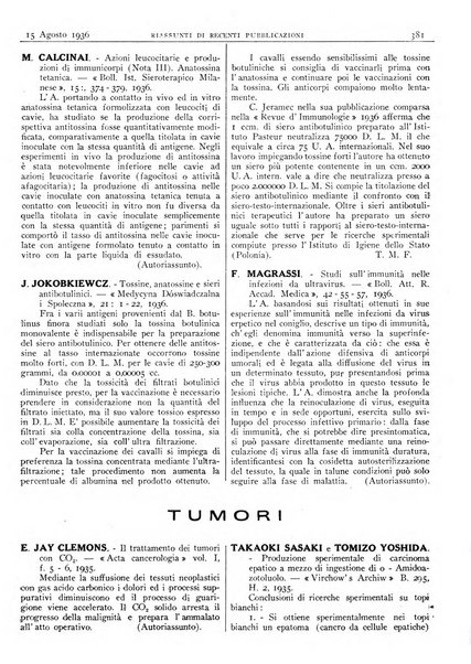 Pathologica rivista quindicinale