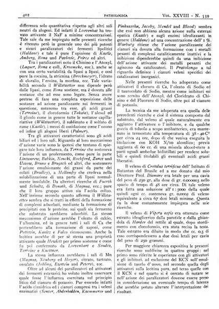 Pathologica rivista quindicinale