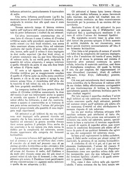 Pathologica rivista quindicinale