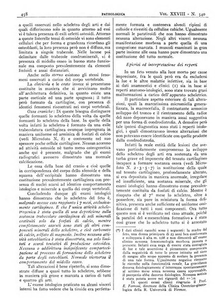 Pathologica rivista quindicinale