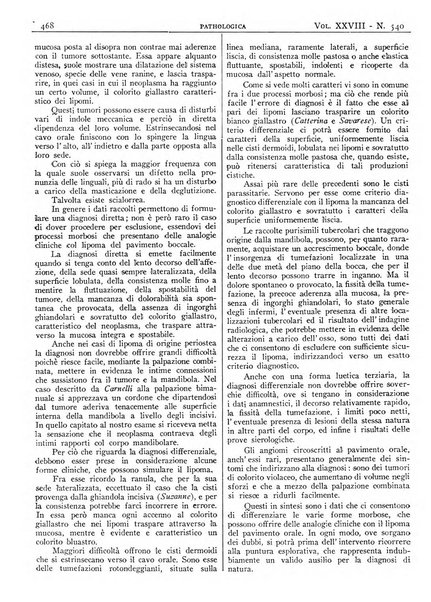 Pathologica rivista quindicinale